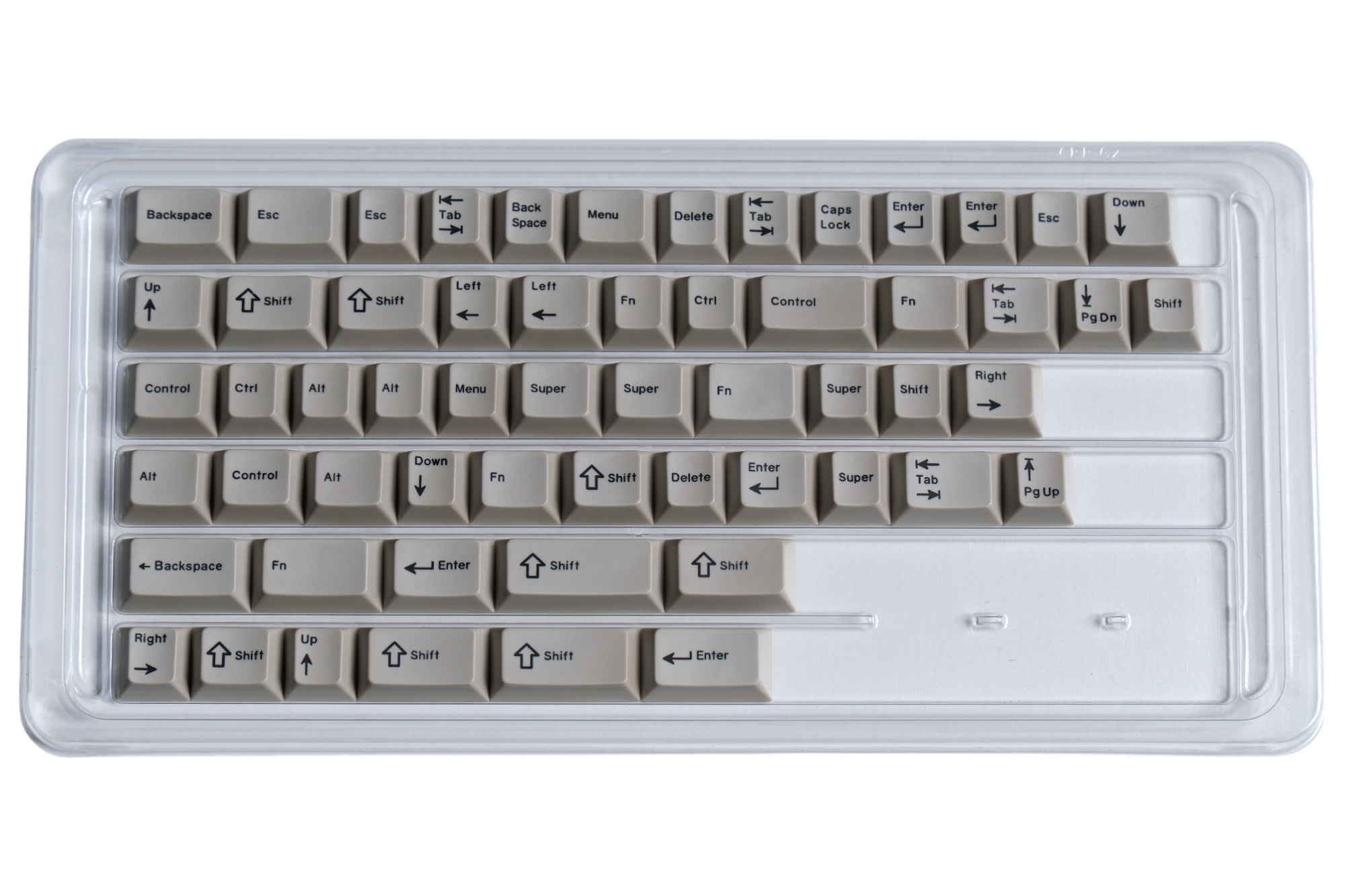 Hammerworks Mods 40s Beige (R6) Keycap Kit · Milktooth